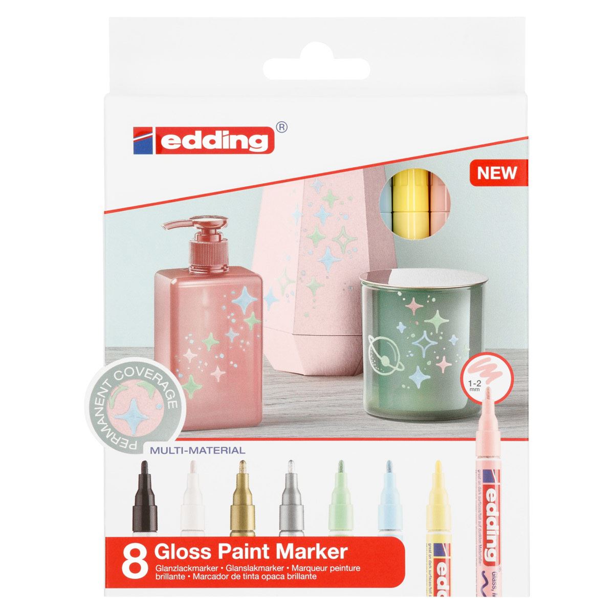 Set de marcador creativo pastel 1-2mm