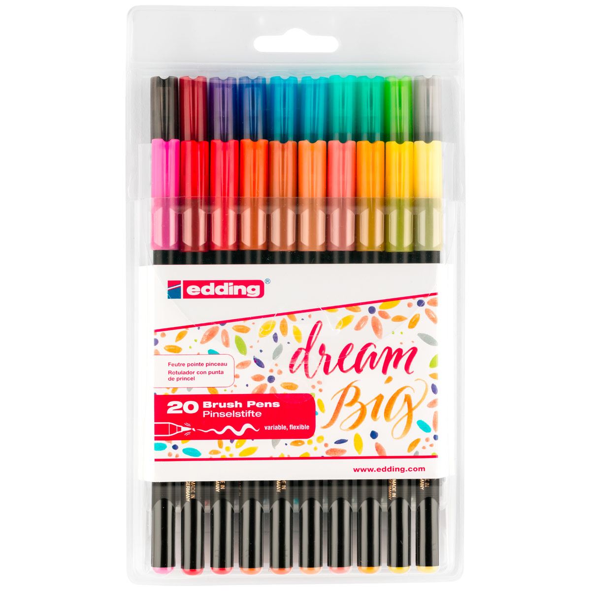 Rotulador punta pincel flexible