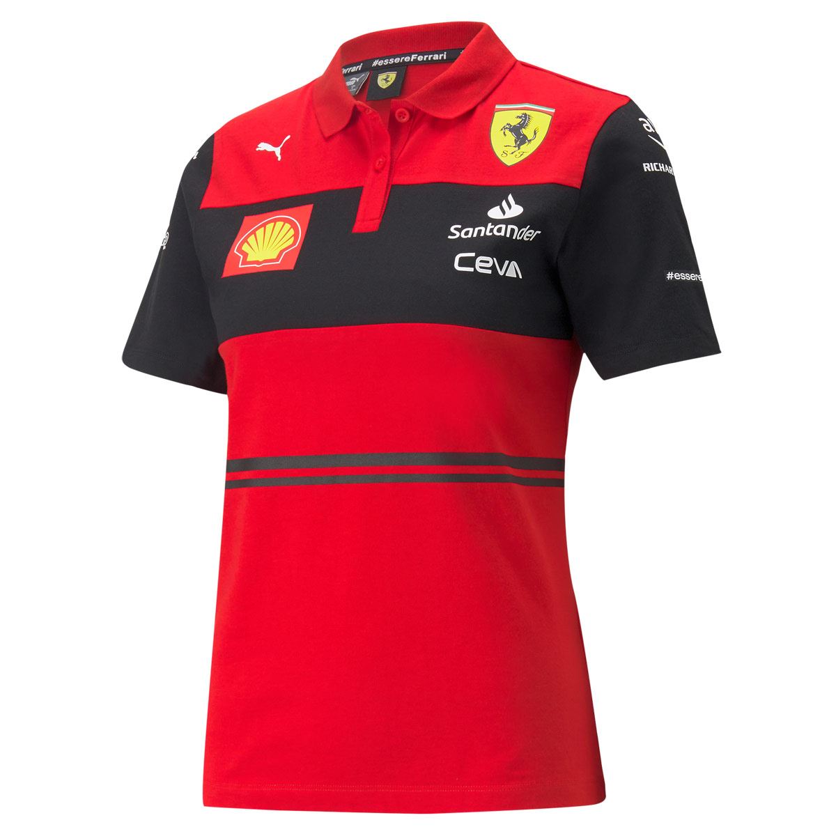 Playera Polo Ferrari Mujer Roja L