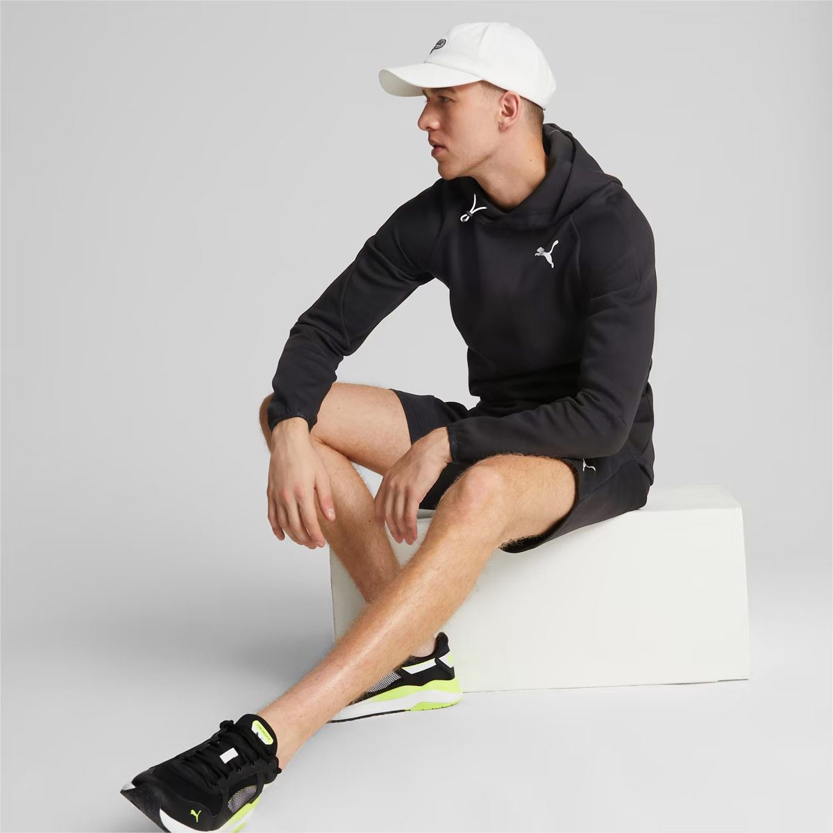 Gorra Puma SCRPT logo blanco