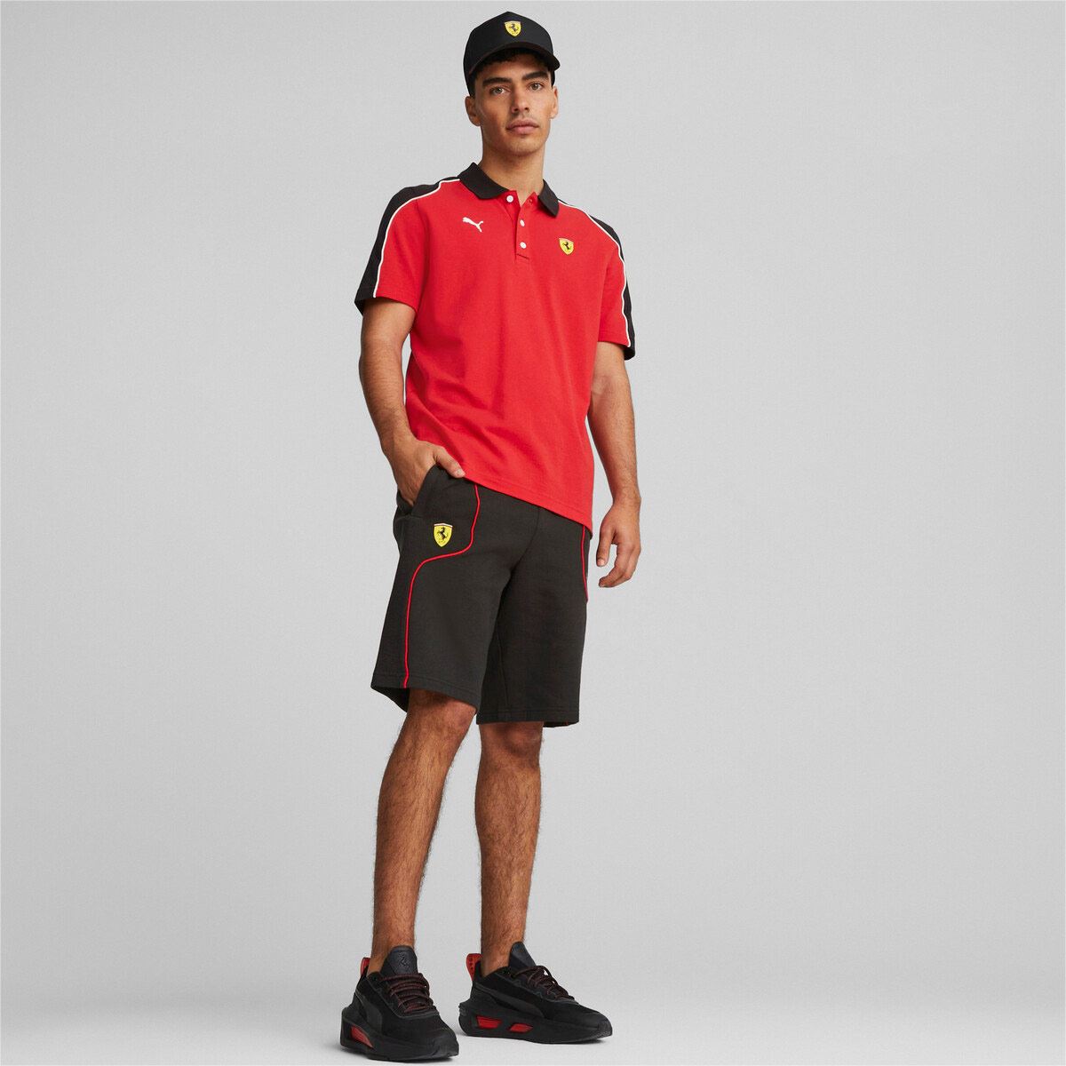 Gorra Puma adulto Ferrari Sptwr negro