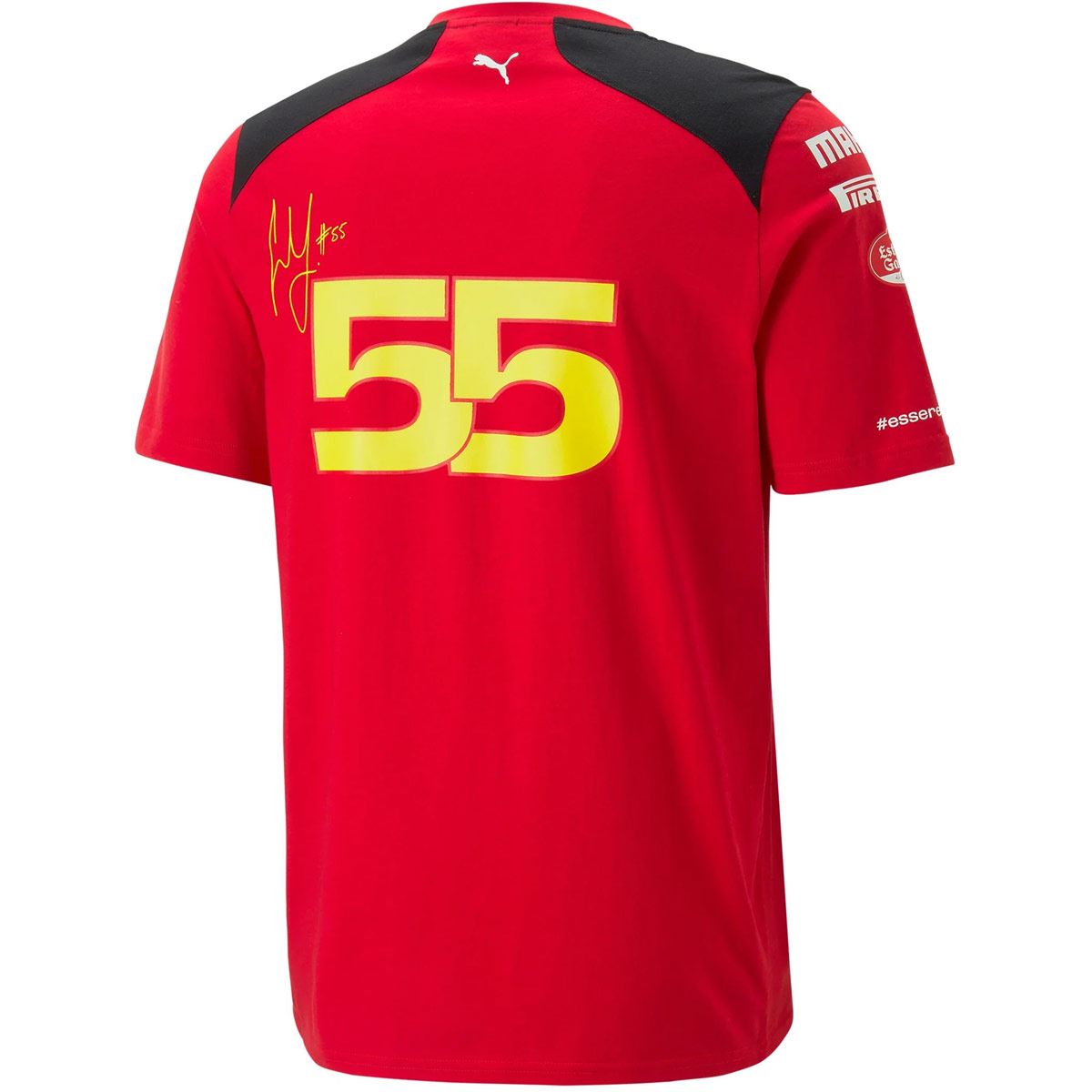 Playera Scuderia Ferrari 2023 Carlos Sainz Driver talla grande