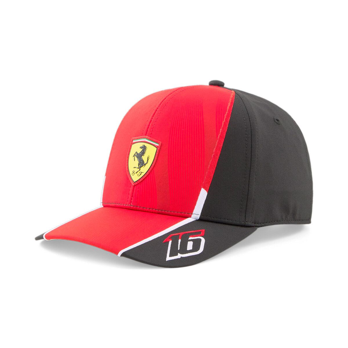 Gorra Puma Ferrari Leclerc negro