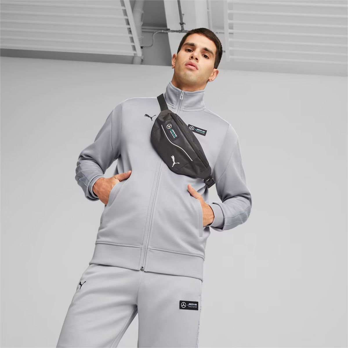 Cangurera Negra Puma para hombre