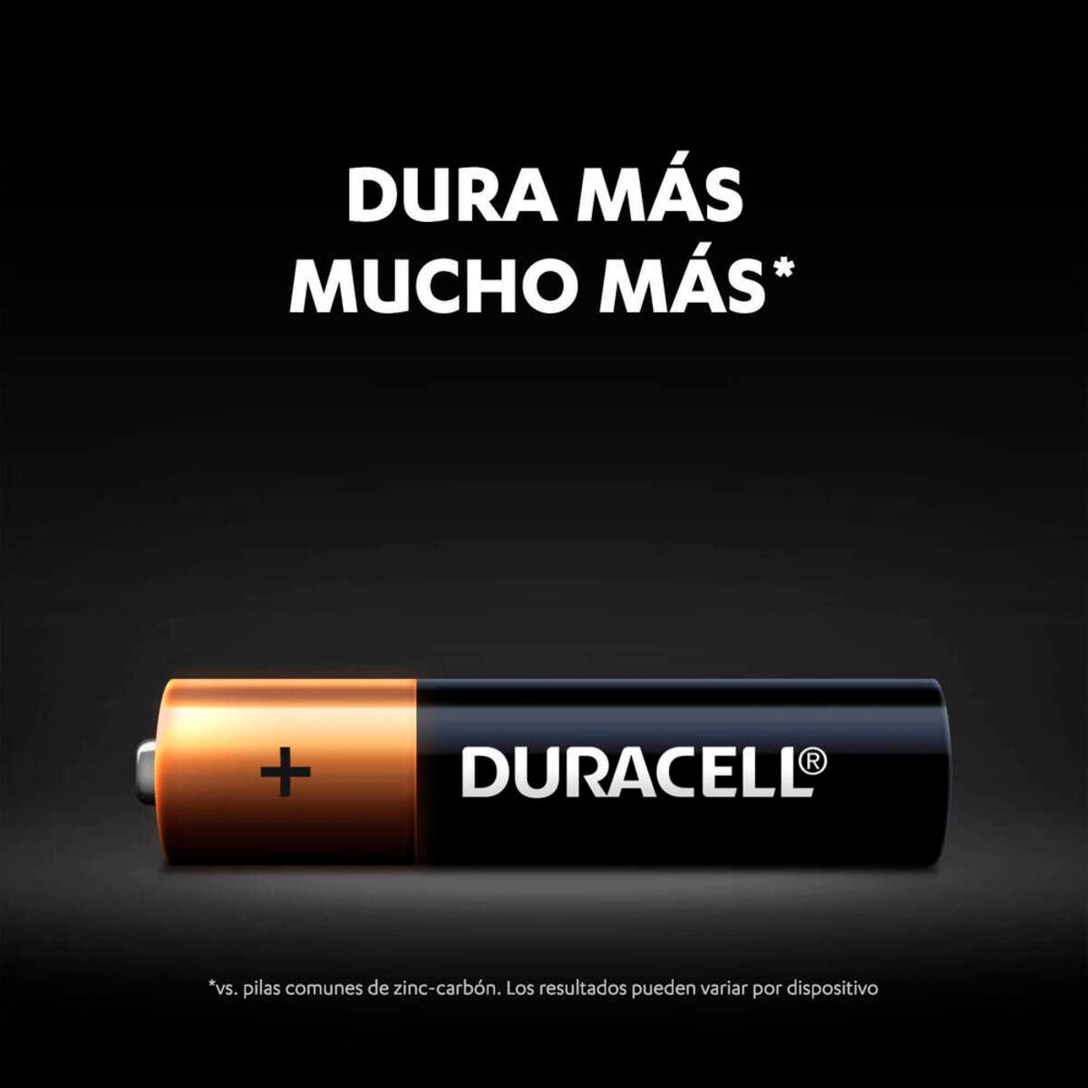 Pila Duracell Alcalina AAA con 4 piezas