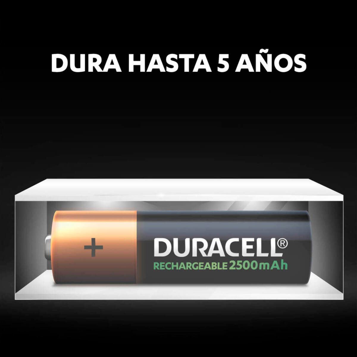Pila Duracell Recargable AA 4 Pz