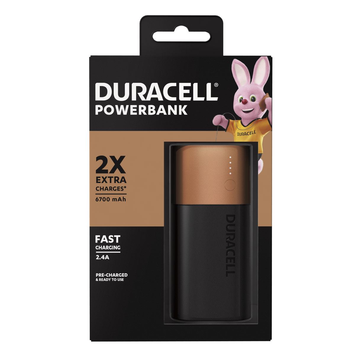 Power Bank Duracell 6700 MAH 2X