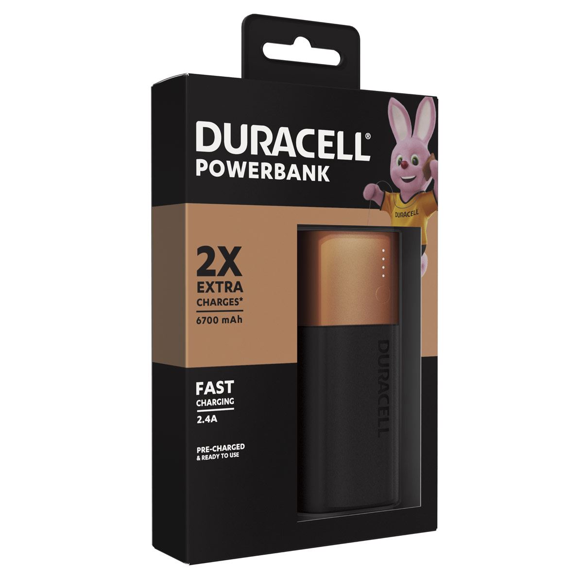 Power Bank Duracell 6700 MAH 2X