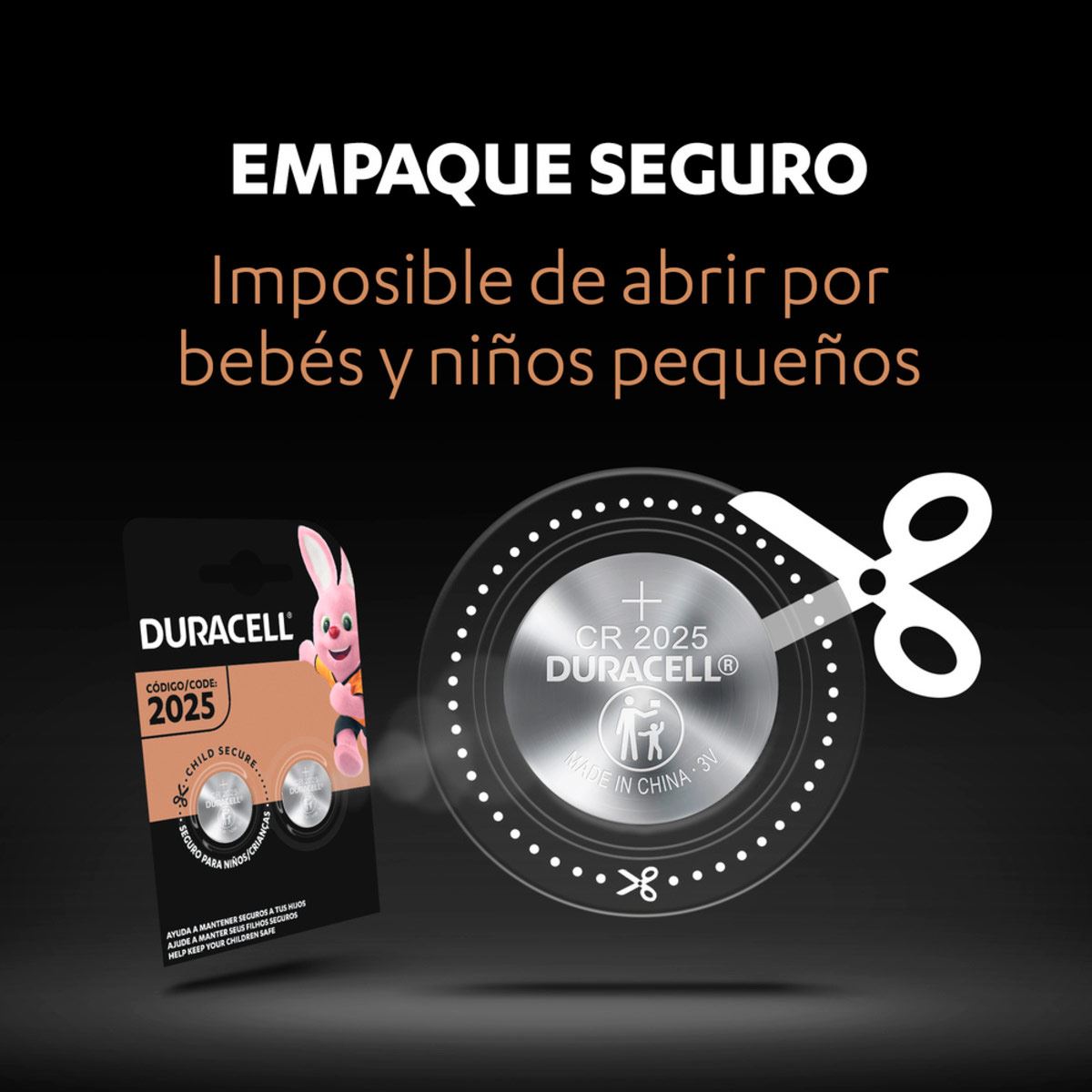 Pila Duracell 2025 C/2 Piezas Lithium