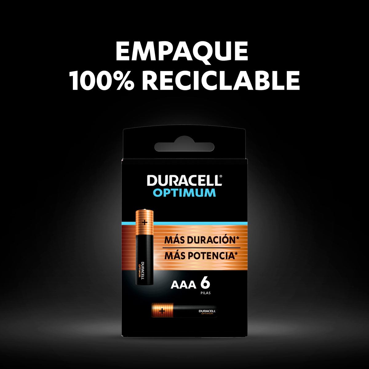 Pila Duracell Optimum AAA 6 Pz