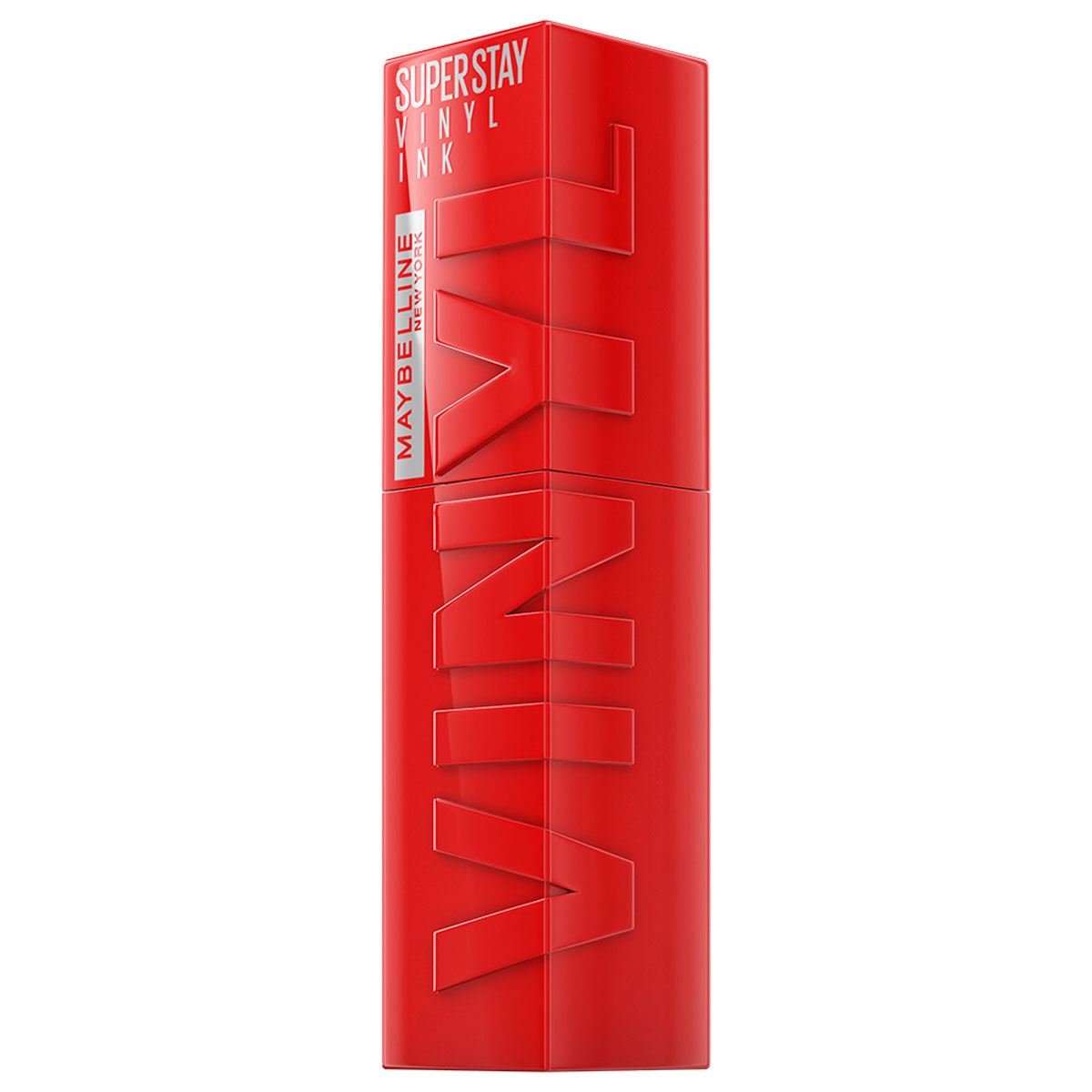 Labial Líquido Brillante, Maybelline Superstay Vinyl Ink Red Hot 25