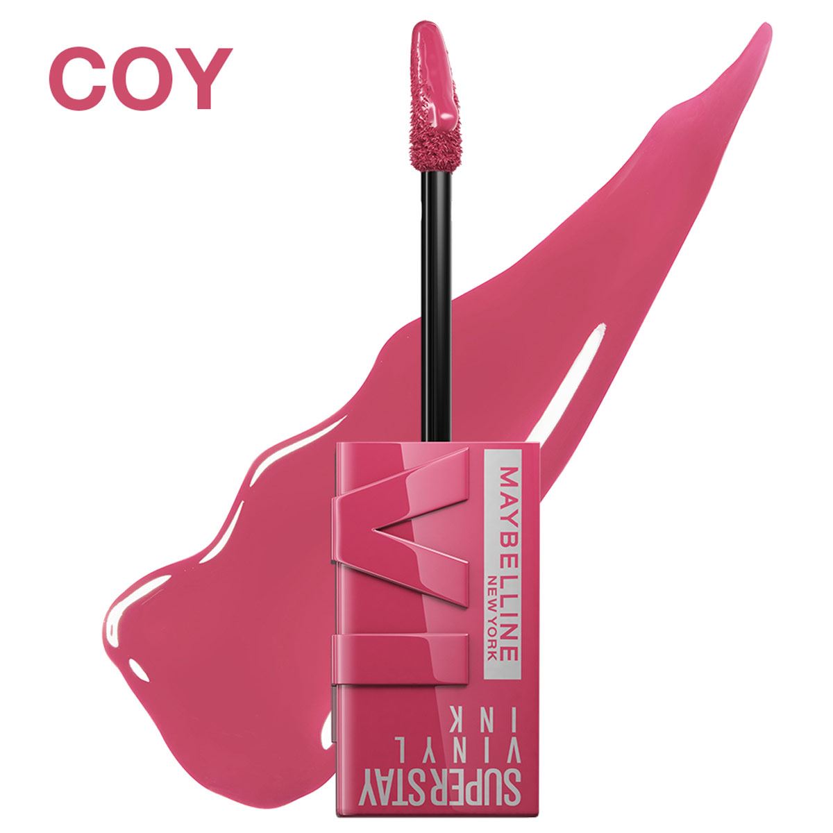Labial Líquido Brillante, Maybelline Superstay Vinyl Ink Coy 20