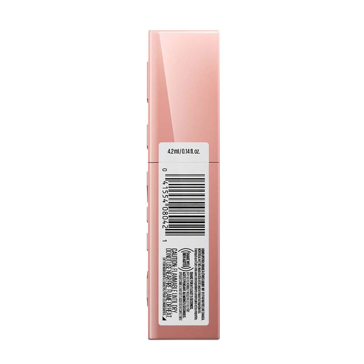 Labial Líquido Brillante Maybelline Superstay Vinyl Ink Nudes Captivated