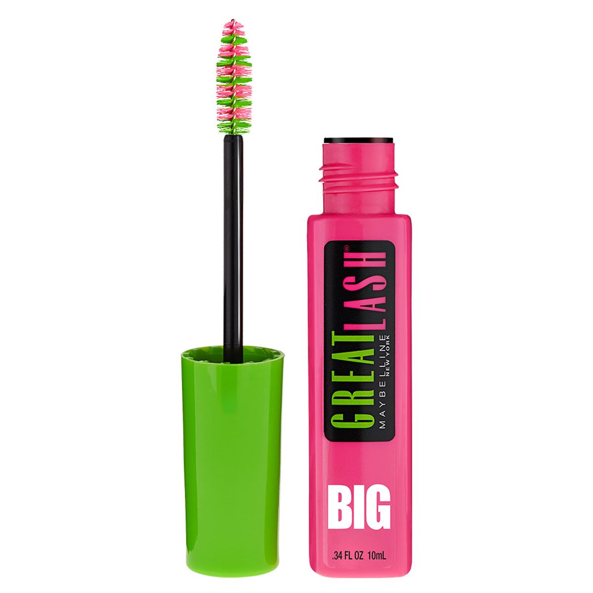 Máscara de Pestañas Lavable Maybelline Great lash Very Black