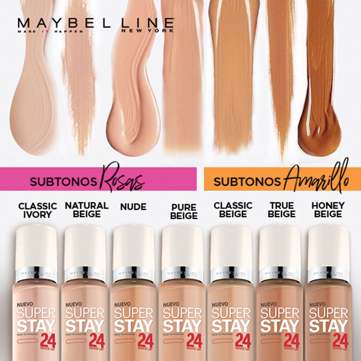 Base de Maquillaje Superstay 24 Maybelline Natural Beige