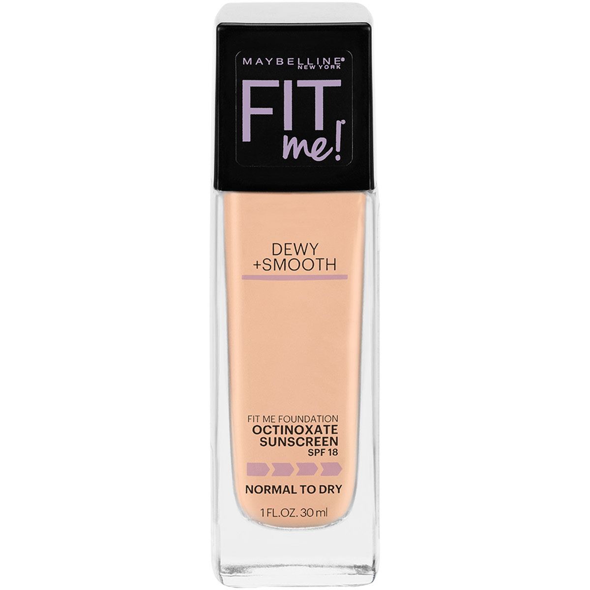 Base de Maquillaje Fit Me Hidratante Maybelline 125 Nude Beige