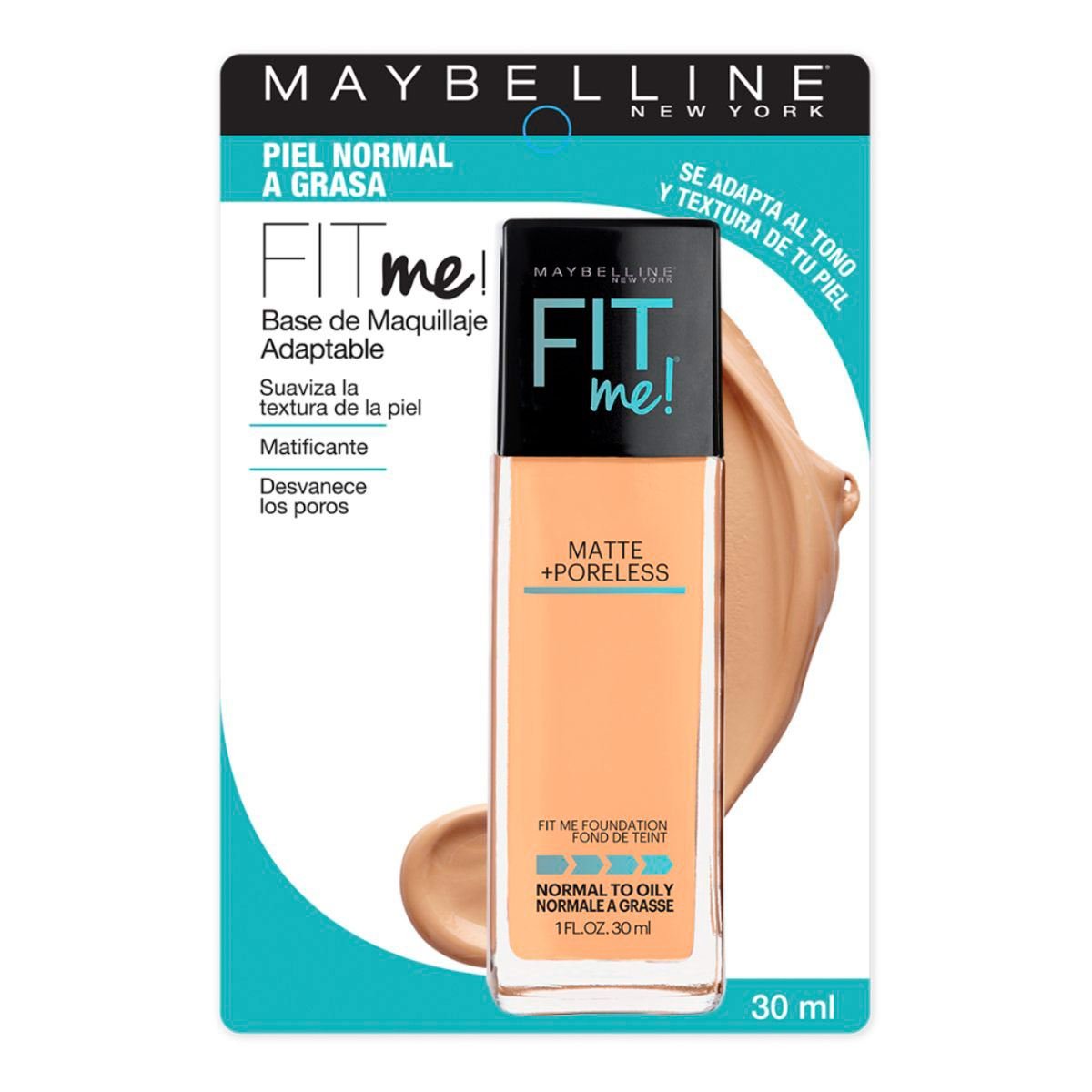 Base de Maquillaje Maybelline New York FIT me! 230 Natural Buff 30ml