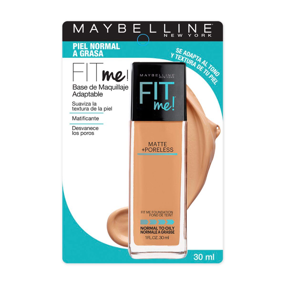 Base de Maquillaje Maybelline New York Fit me! 330 Toffee 30ml