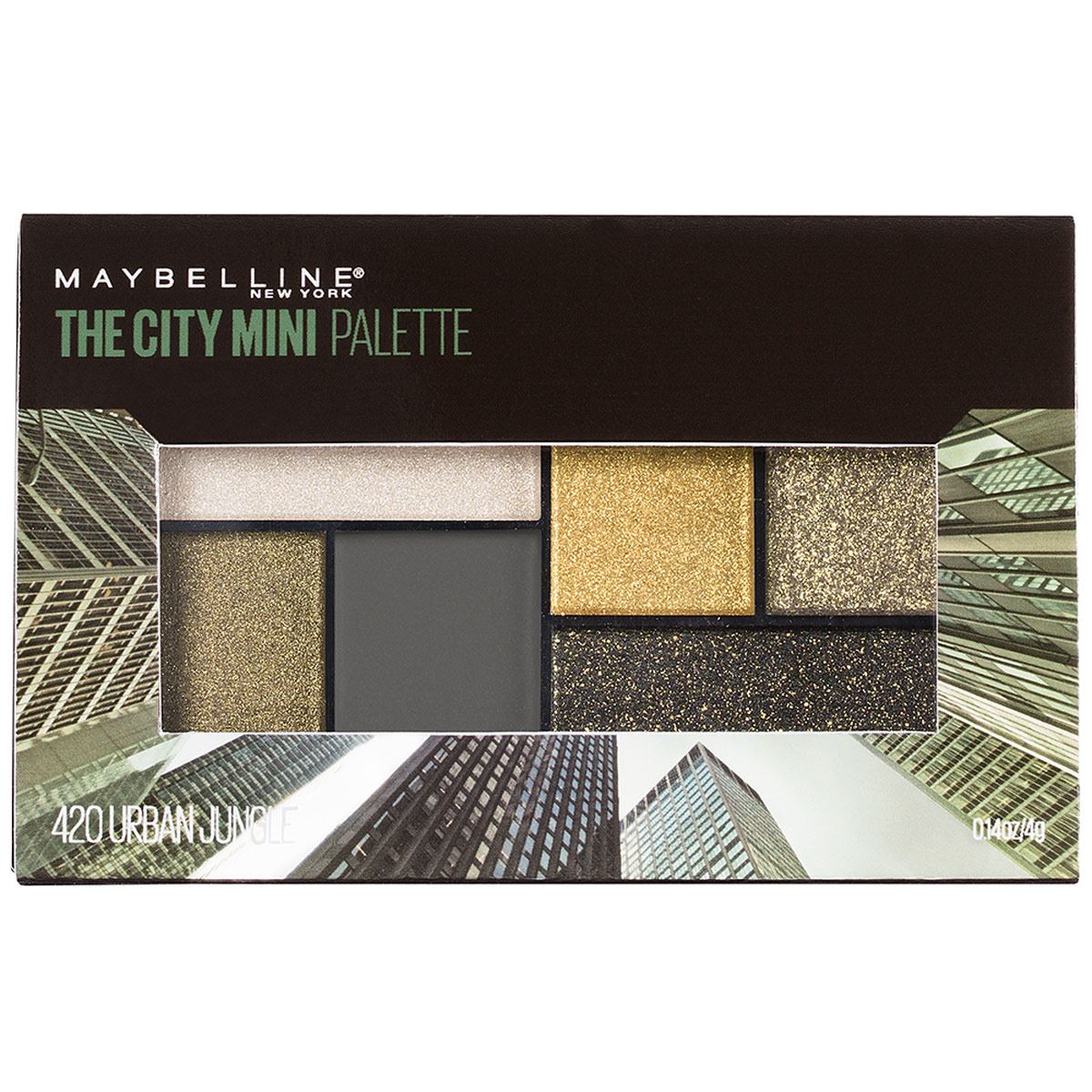 Paleta de Sombras City Mini Palette Maybelline Urban Jungle