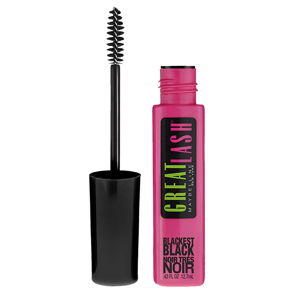 Máscara de Pestañas Lavable Maybelline Great Lash Black