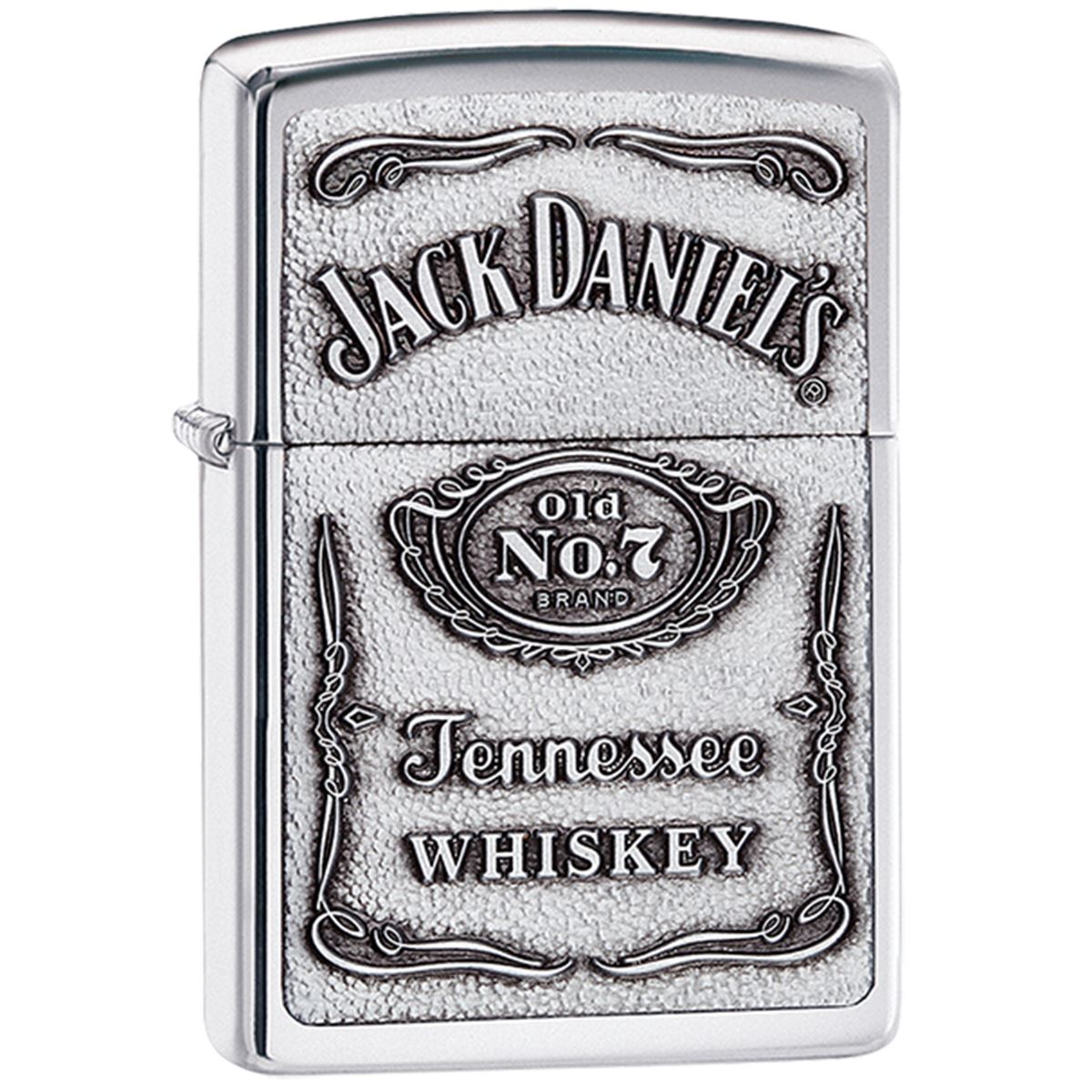 Encendedor Zippo Cromado Jack Daniels
