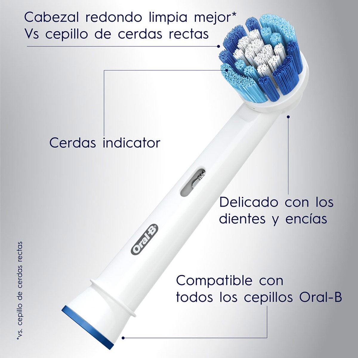 Oral-B Pro Salud Precision Clean Cabezales de repuesto para cepillo dental eléctrico 4 Unidades