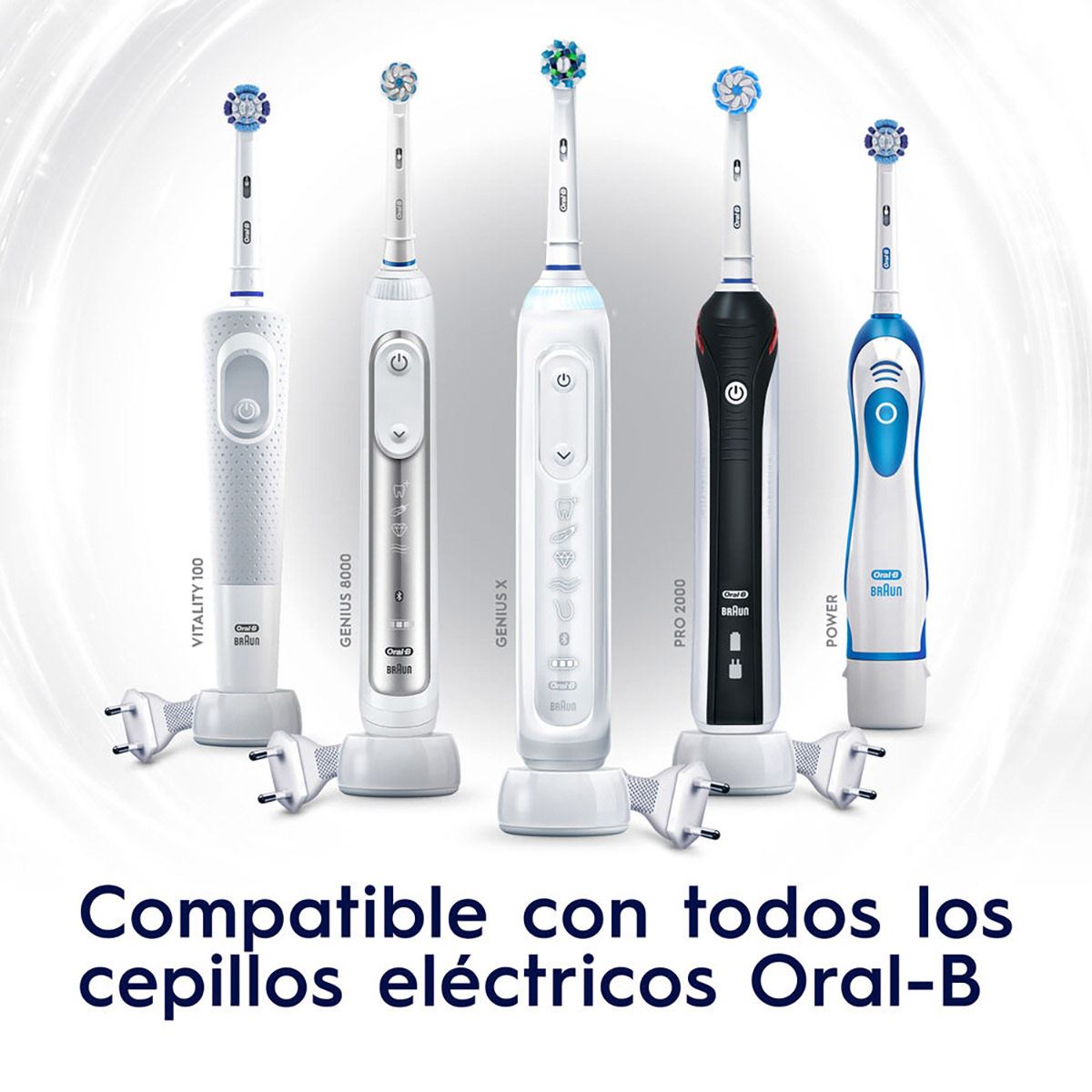 Oral-B Pro Salud Precision Clean Cabezales de repuesto para cepillo dental eléctrico 4 Unidades