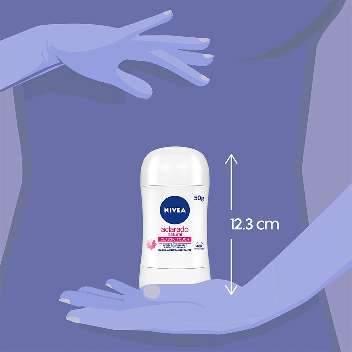 Nivea Deo Aclarado Natural Barra 50 gr