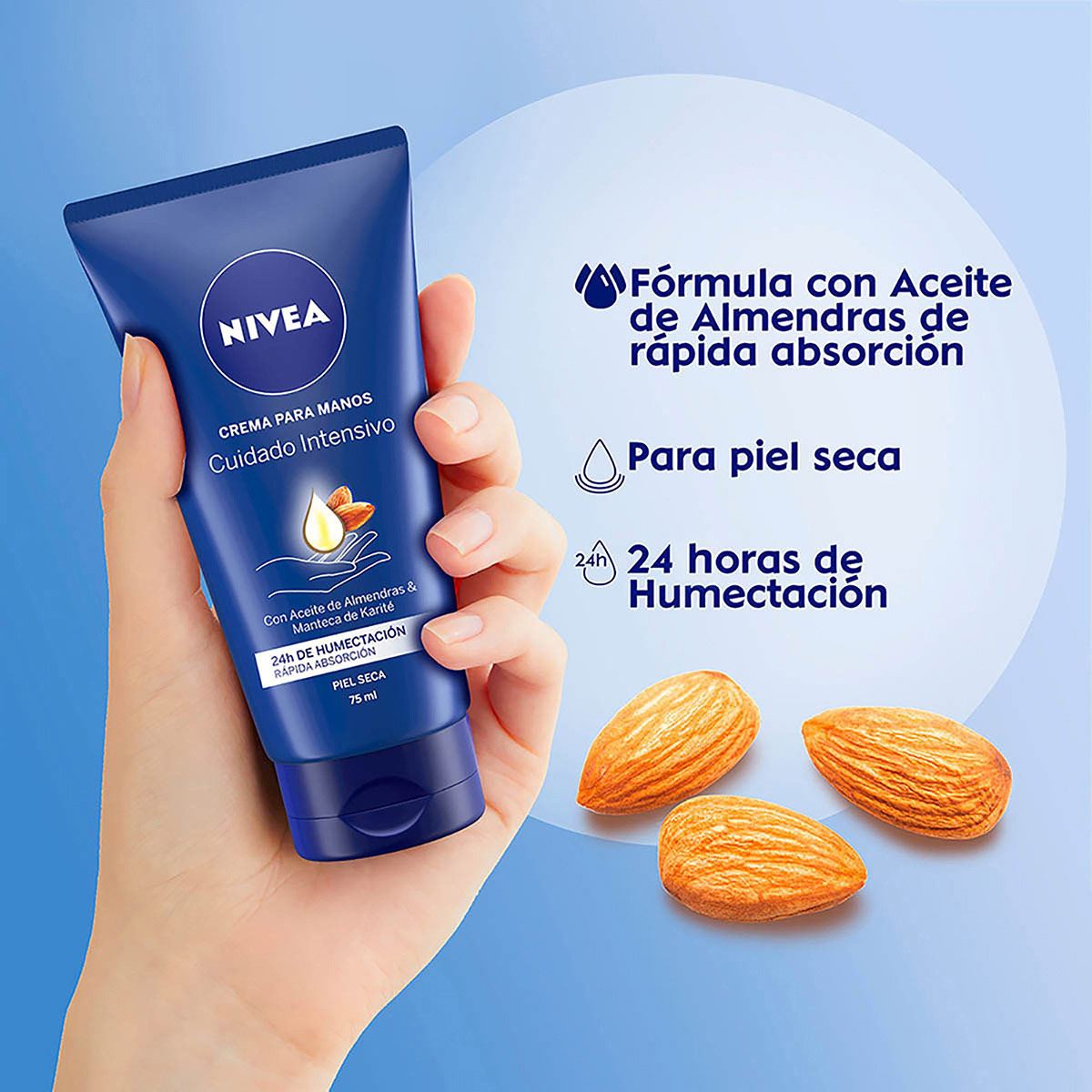 Nivea Crema Manos Cuidado Intensivo 75ml