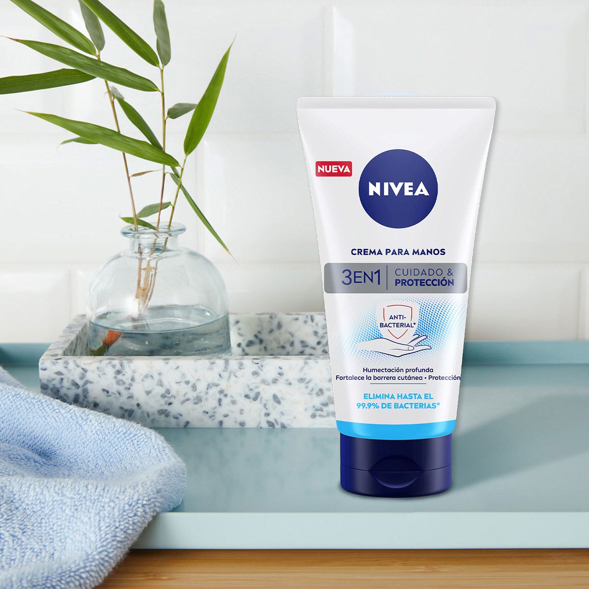 Nivea Crema Manos Antibacterial 75ml