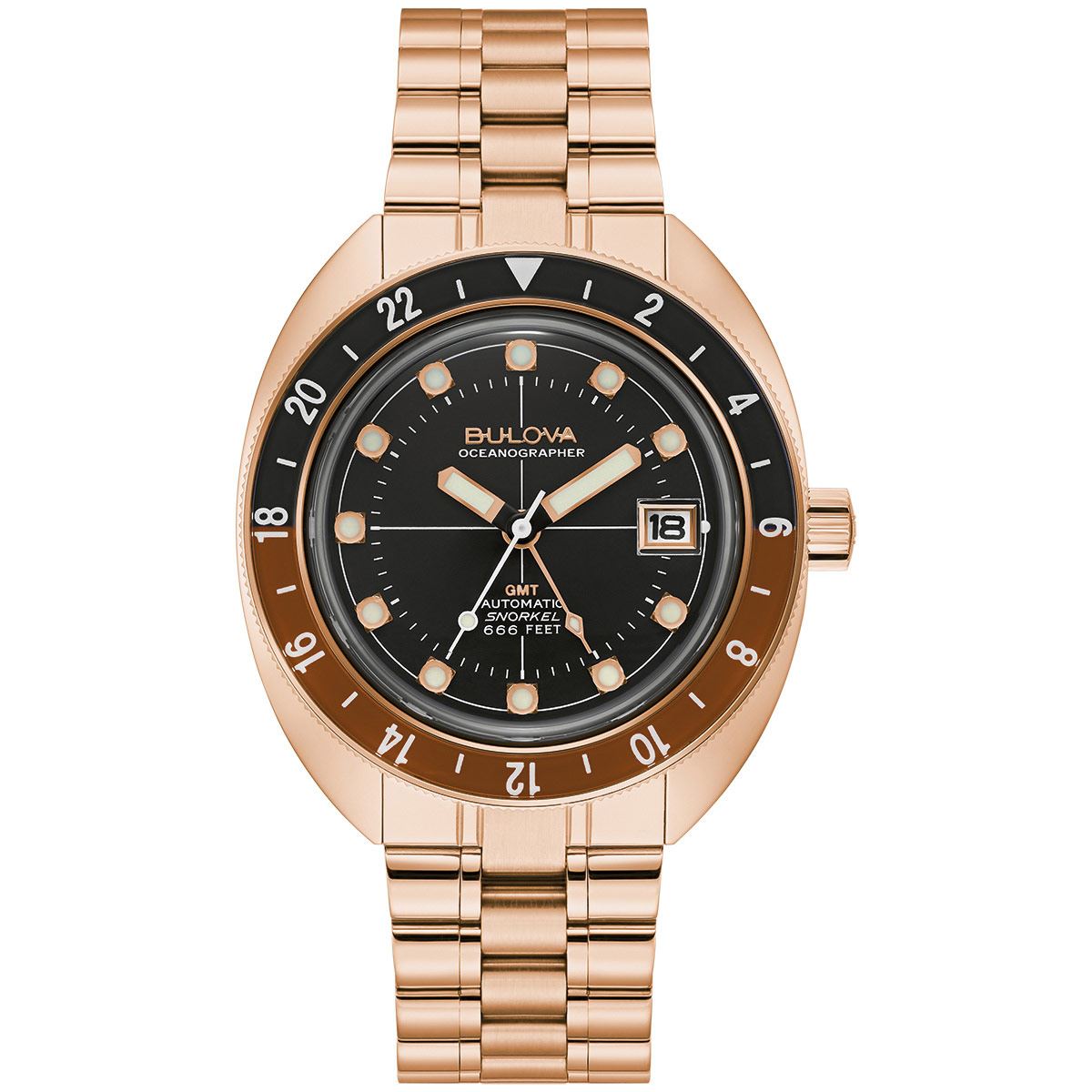 Reloj para hombre Bulova 97B215 Oceanographer GMT “ROOT BEER”