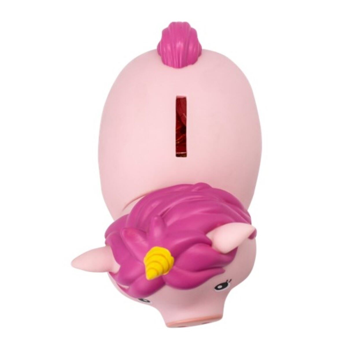 Alcancía Cerdito Unicornio Rosa