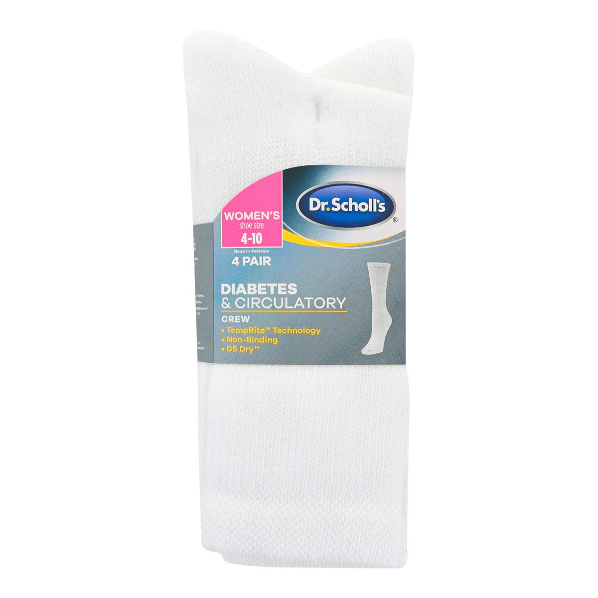 Calcetín diabetes-circulación  Dr.Scholls 4-10cm para mujer