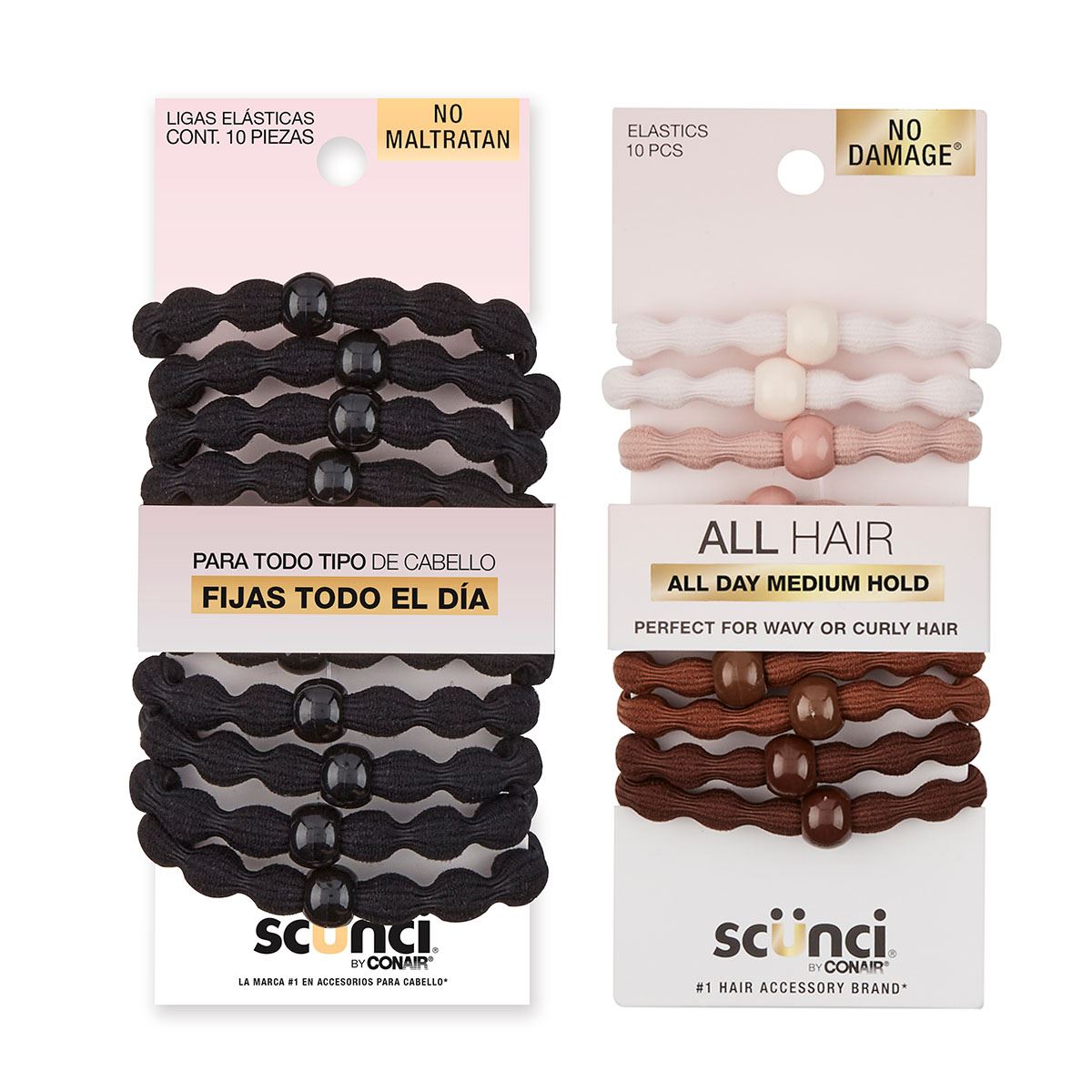 Ligas Elásticas Text 10pzas Scunci