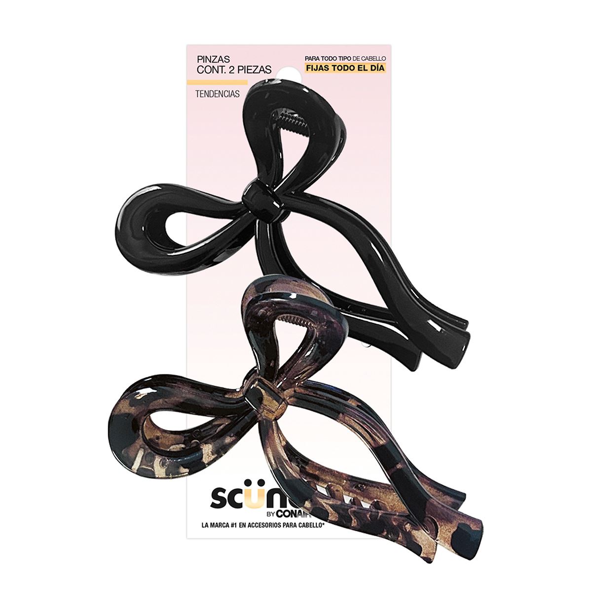 Pinzas Forma Moño 2pzas Scunci