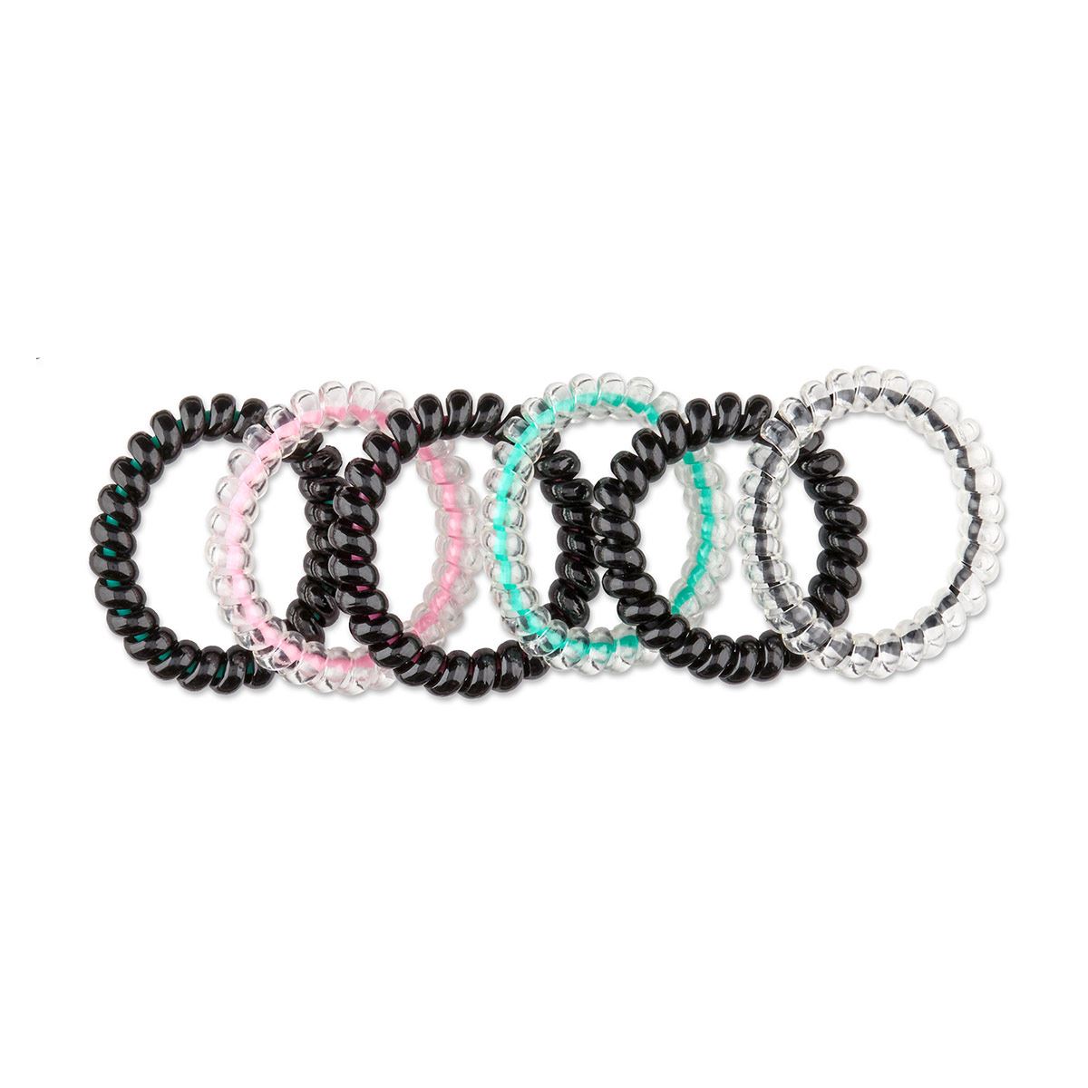 Ligas spirals antiderrapantes Scunci 6 pzas.