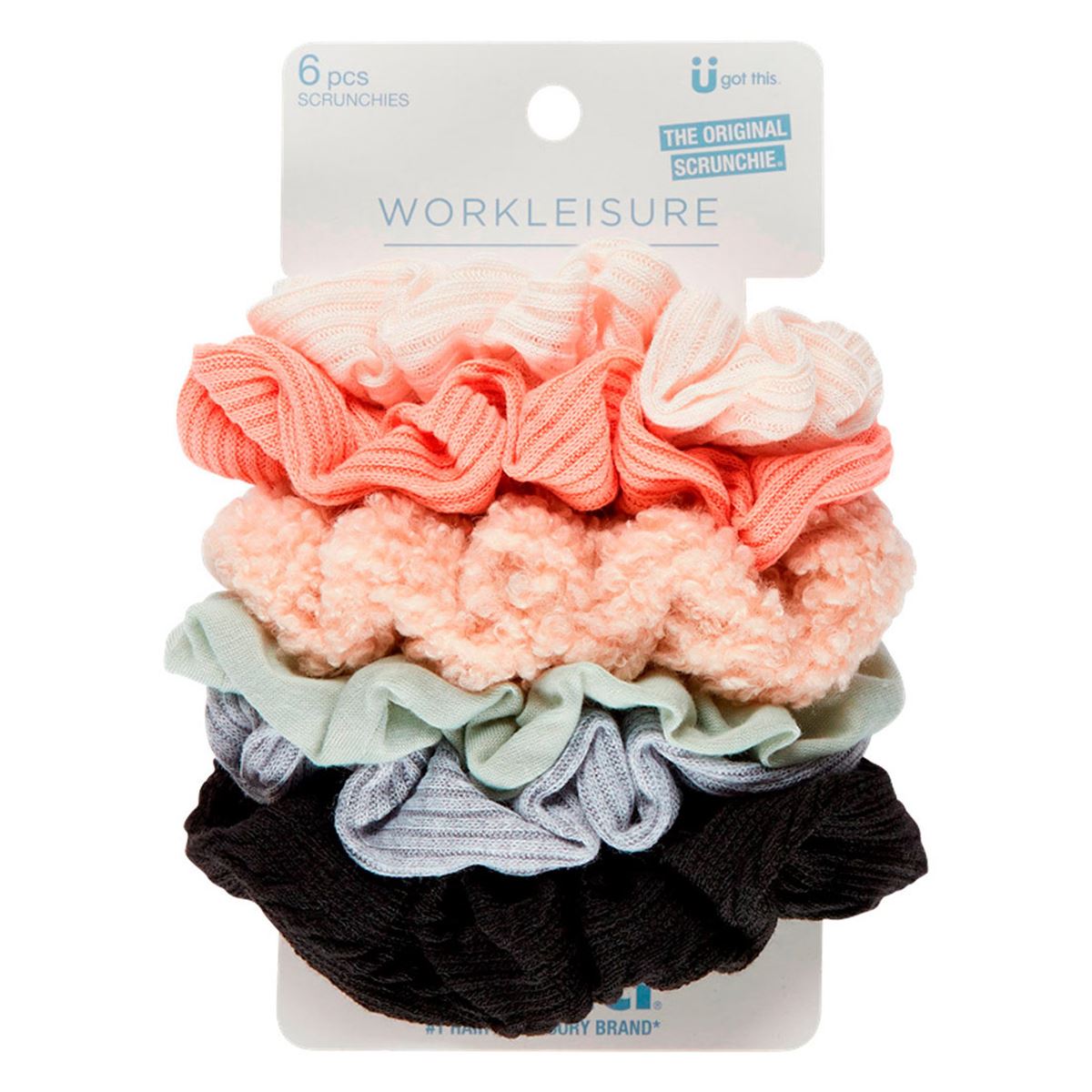 Mix Scrunchies Varias Texturas 6 piezas Scunci