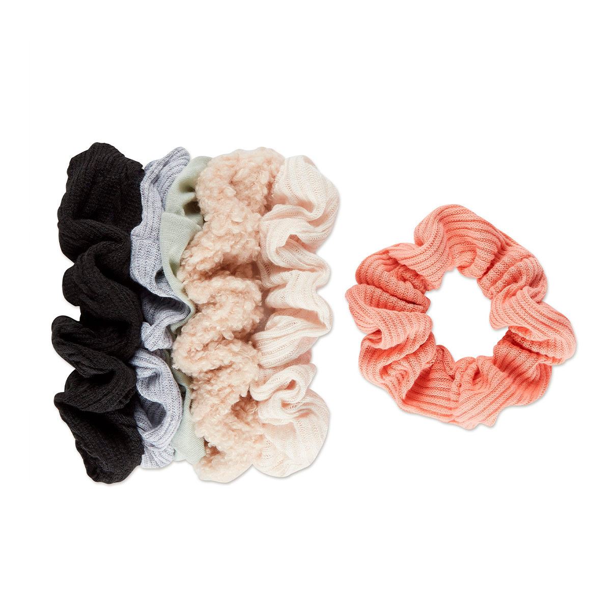 Mix Scrunchies Varias Texturas 6 piezas Scunci