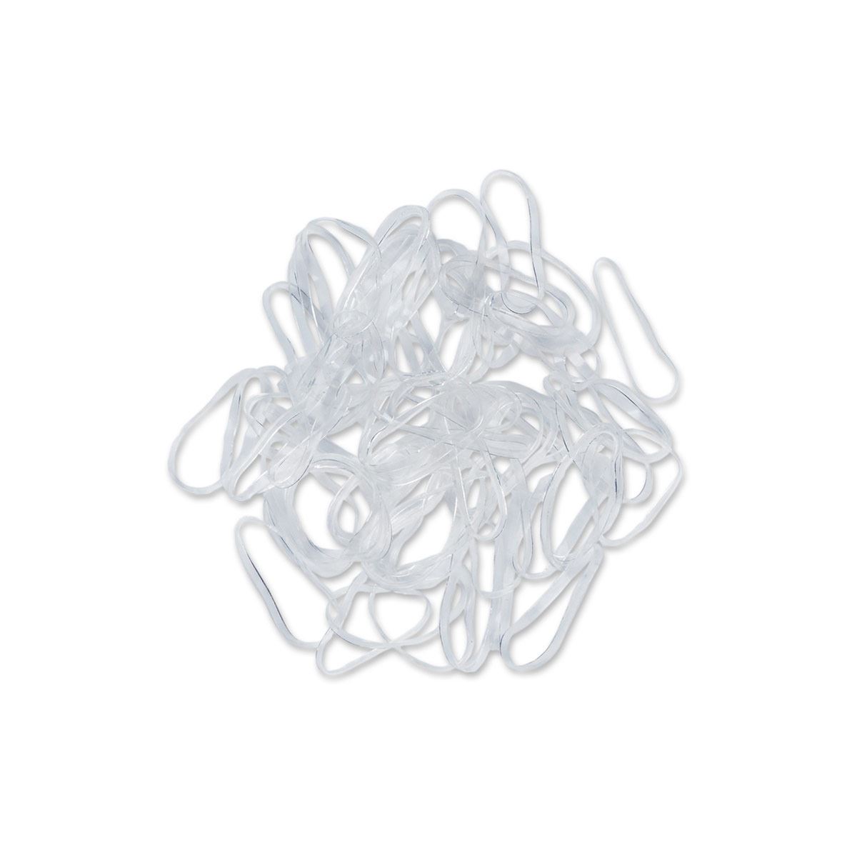 Mini ligas transparentes 52 pzas