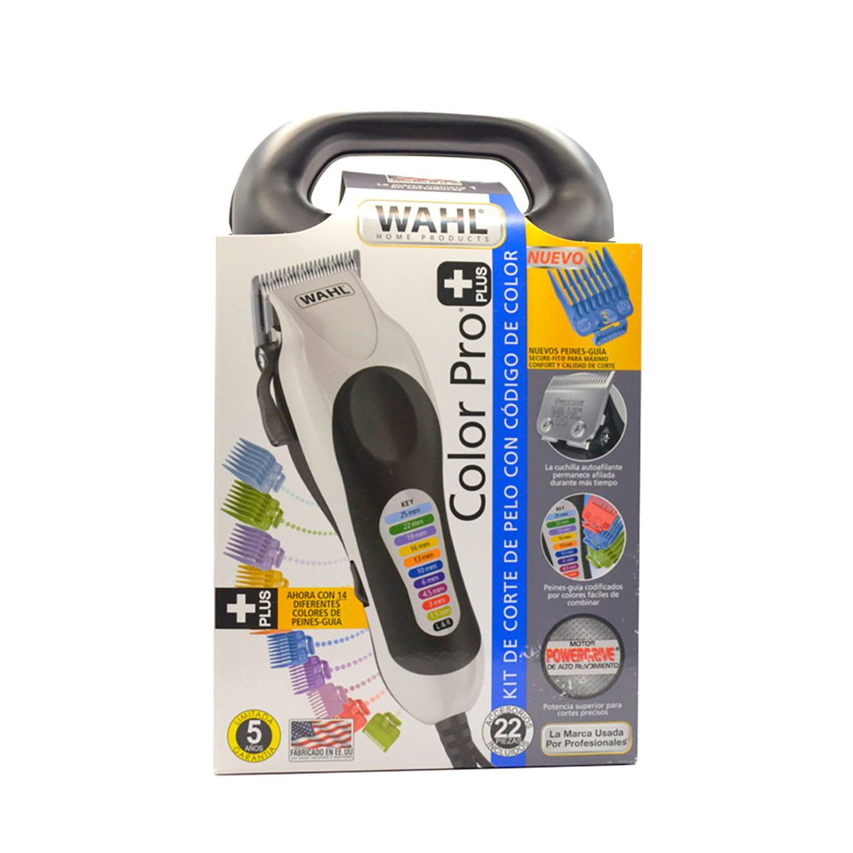 Kit Corte Pelo con Guías de Color Wahl