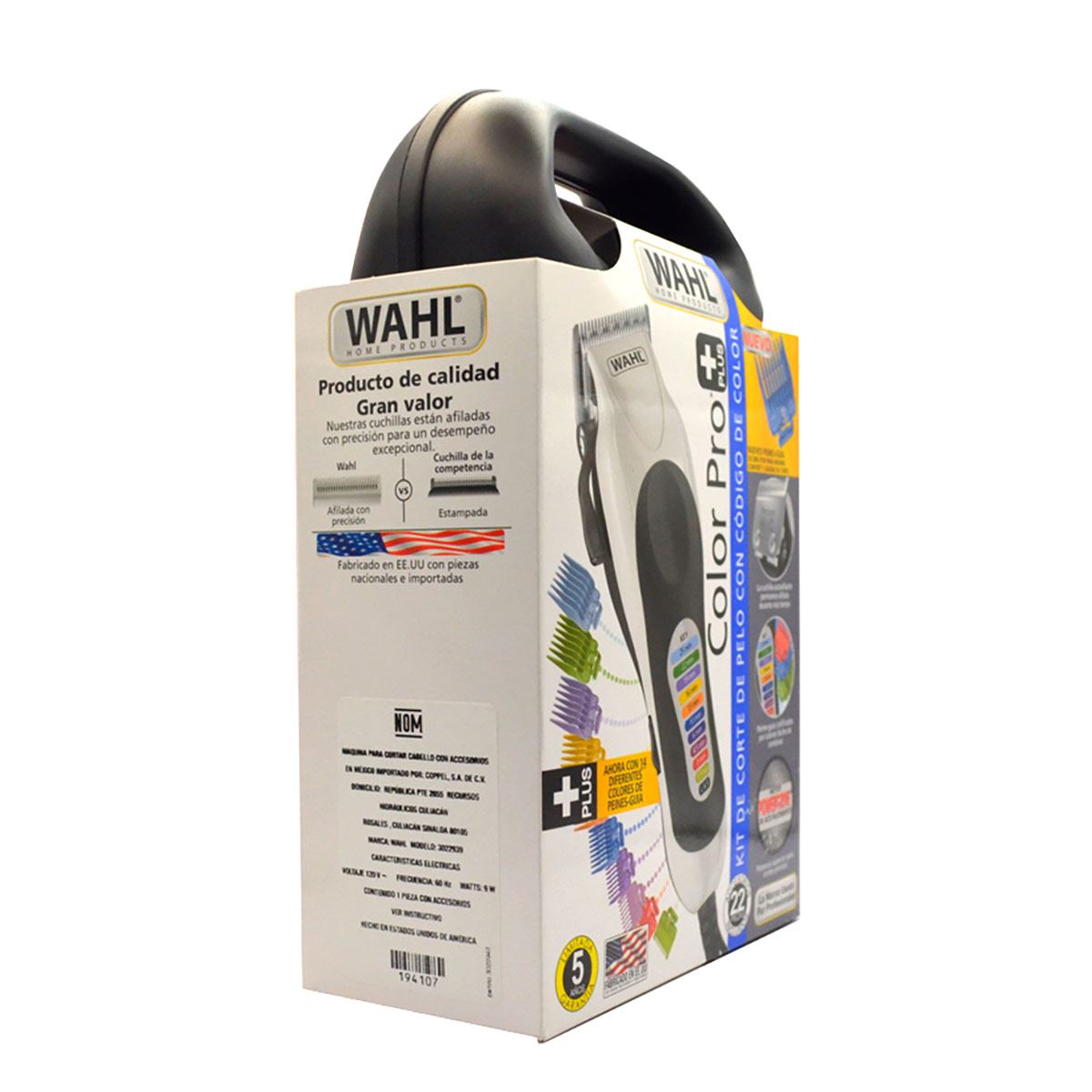 Kit Corte Pelo con Guías de Color Wahl