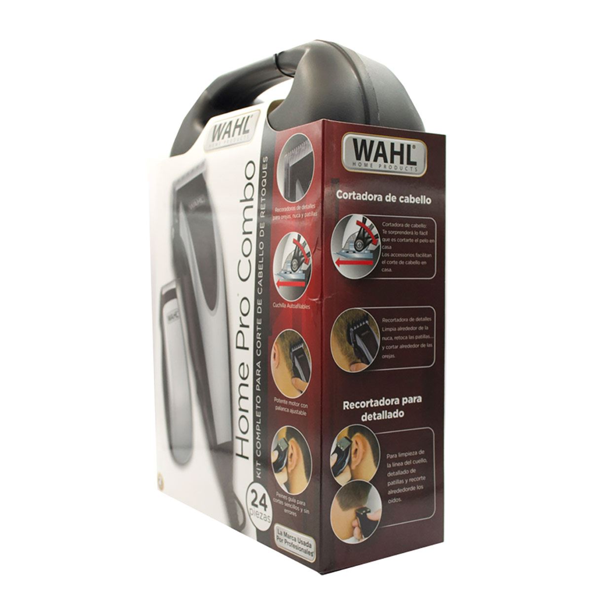 Juego de peluquería Corte pelo 24 pz. Wahl 9670-300D Negro/ gris