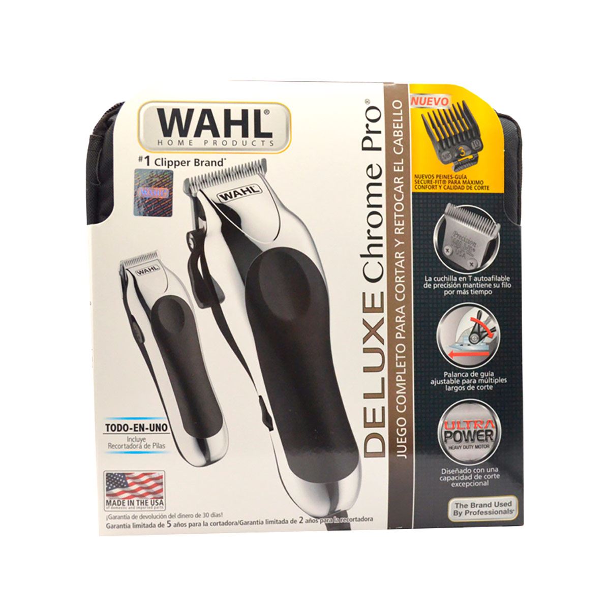 Juego Corte Cabello Deluxe Chrome Pro Wahl