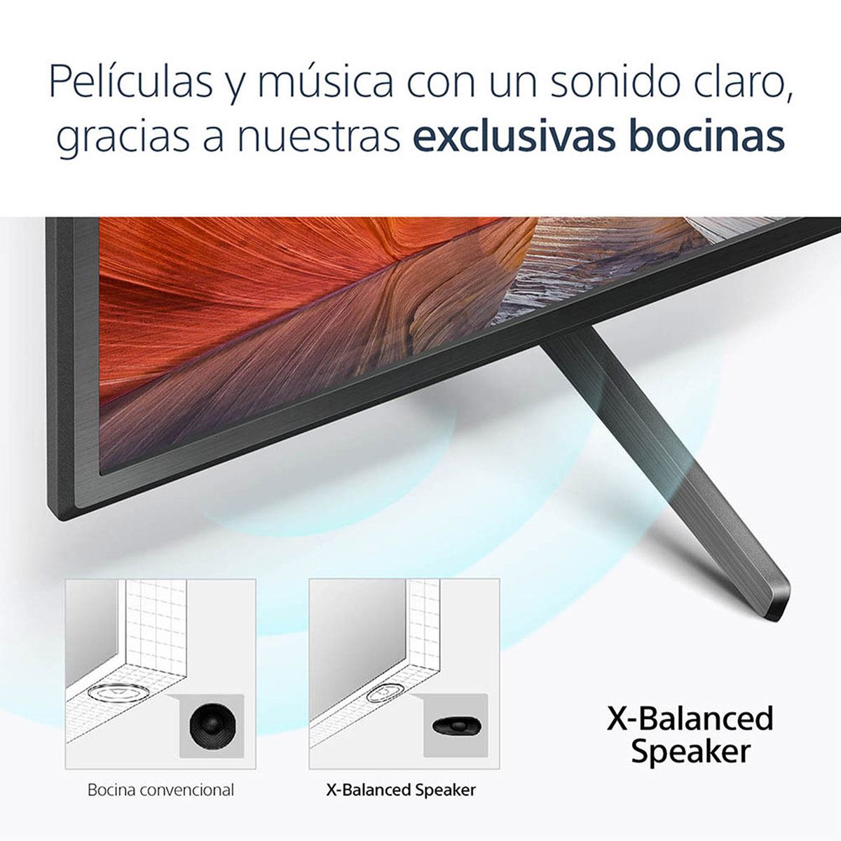 Pantalla Sony 50 pulgadas 4K Ultra HD Google TV Serie X80J