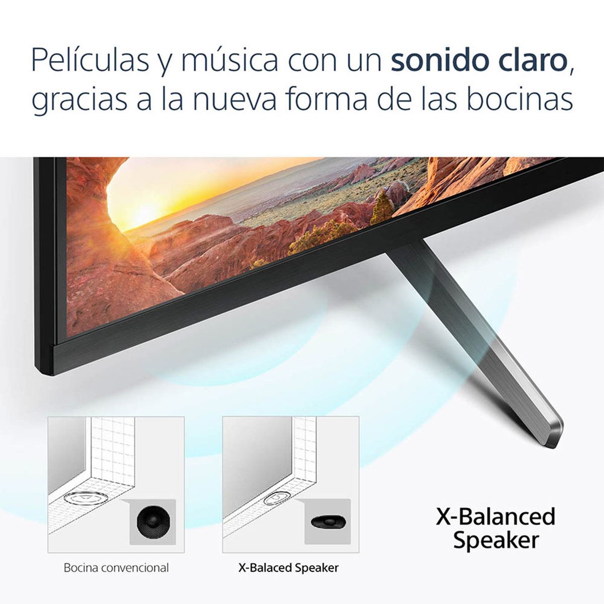 Pantalla Sony 4K Ultra HD 75 pulgadas Google TV Serie X85J