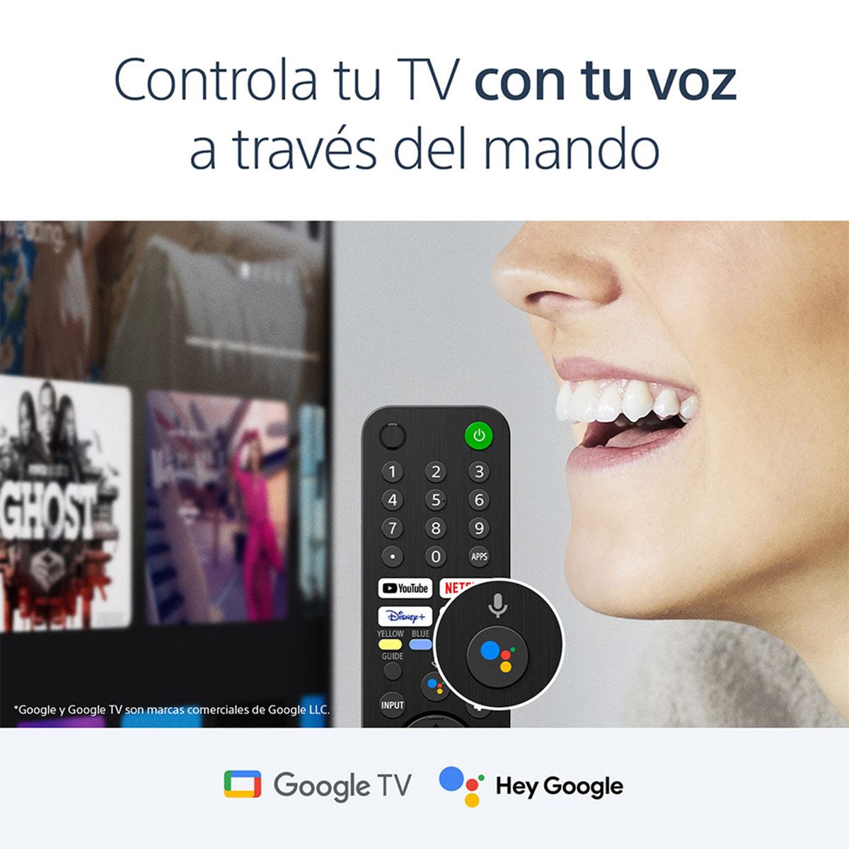 Pantalla Sony 4K Ultra HD 65 Pulgadas Google TV Serie