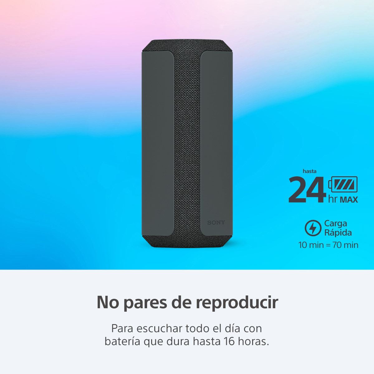 Bocina Sony Portatil XE 300 negra