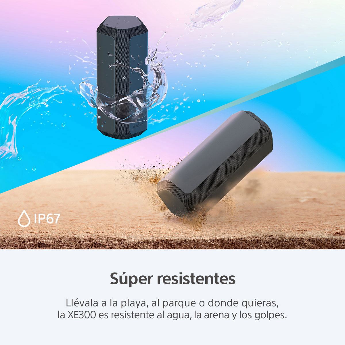 Bocina Sony Portatil XE 300 negra