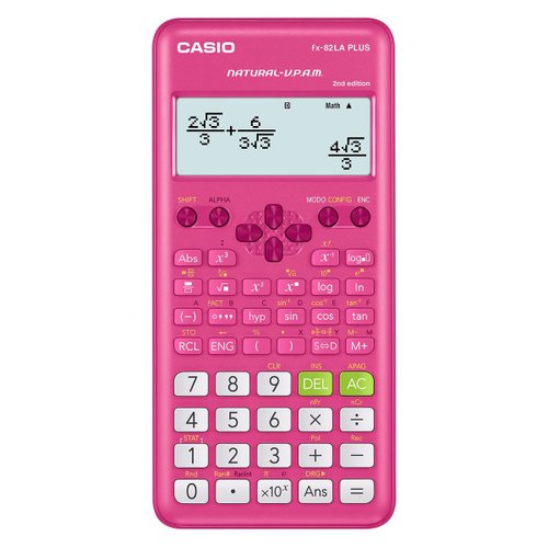 Calculadora Cientifica FX-82LAPLUS2-PKSMT Casio  rosa