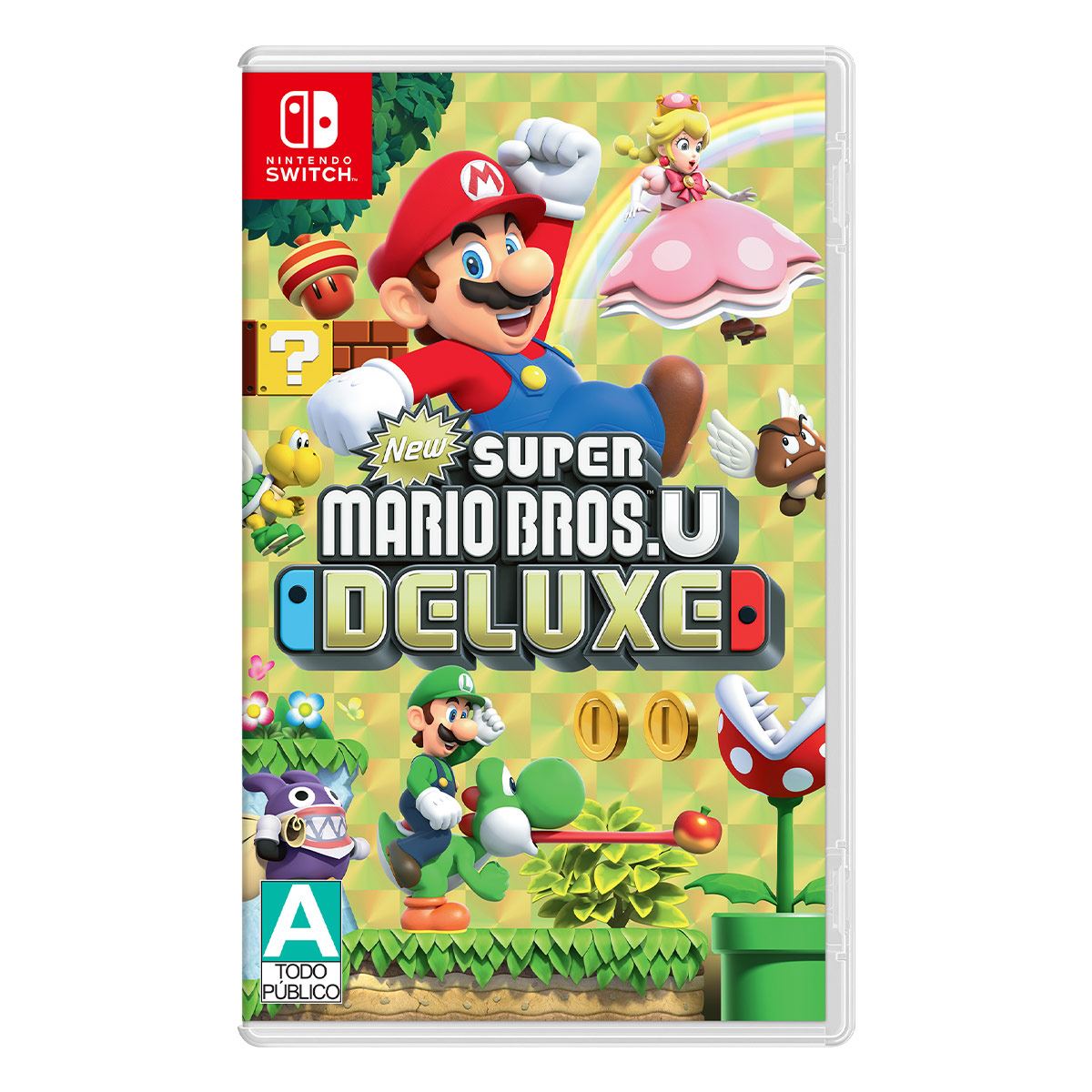Set Nintendo Switch Oled Blanca + Protector + Juego Mario Party Superstars  + Funda Mario